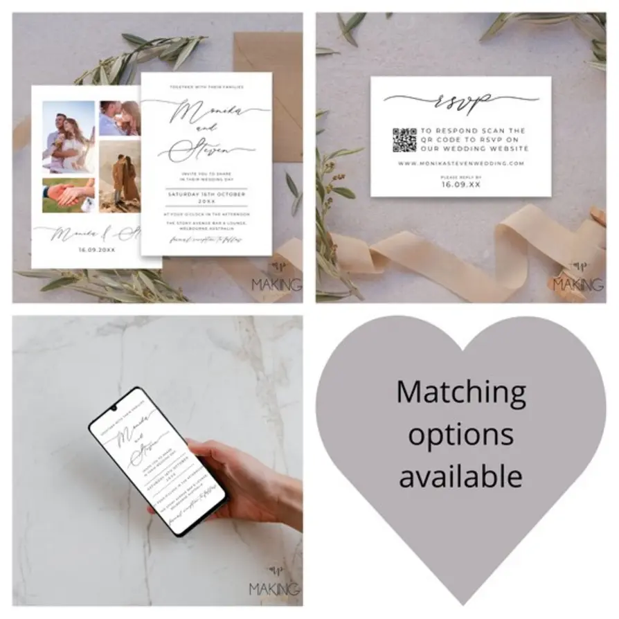 Modern digital template preview